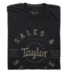 Taylor Mens Shop Black T-Shirt - Large 